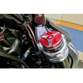CNC Racing Fork Leg Plug Cap Set for the Ducati Diavel V4